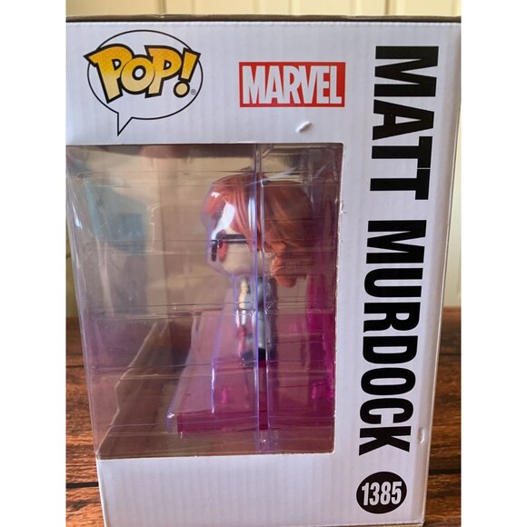 Funko Pop! Marvel Matt Murdock #1385 Bobblehead Figure Daredevil 60th Anniversar - Picture 3 of 5